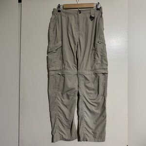 Columbia PFG Omni shade sun protection convertible nylon pants 30W 30L